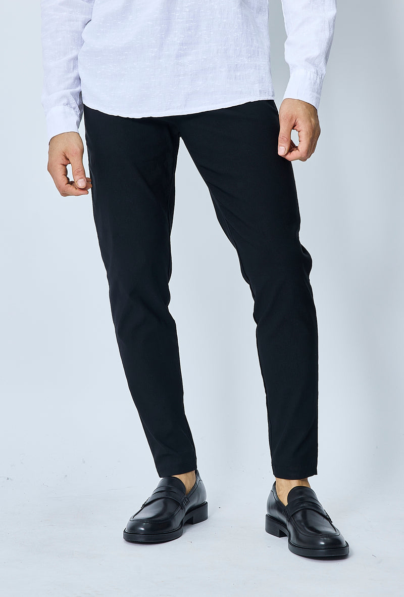 Pantalon Chino Noir coupe Italienne