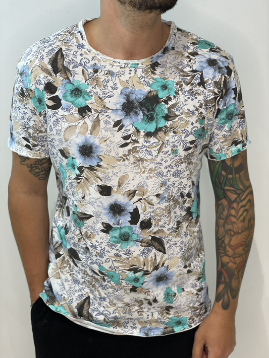 Tee-shirt Fleuri